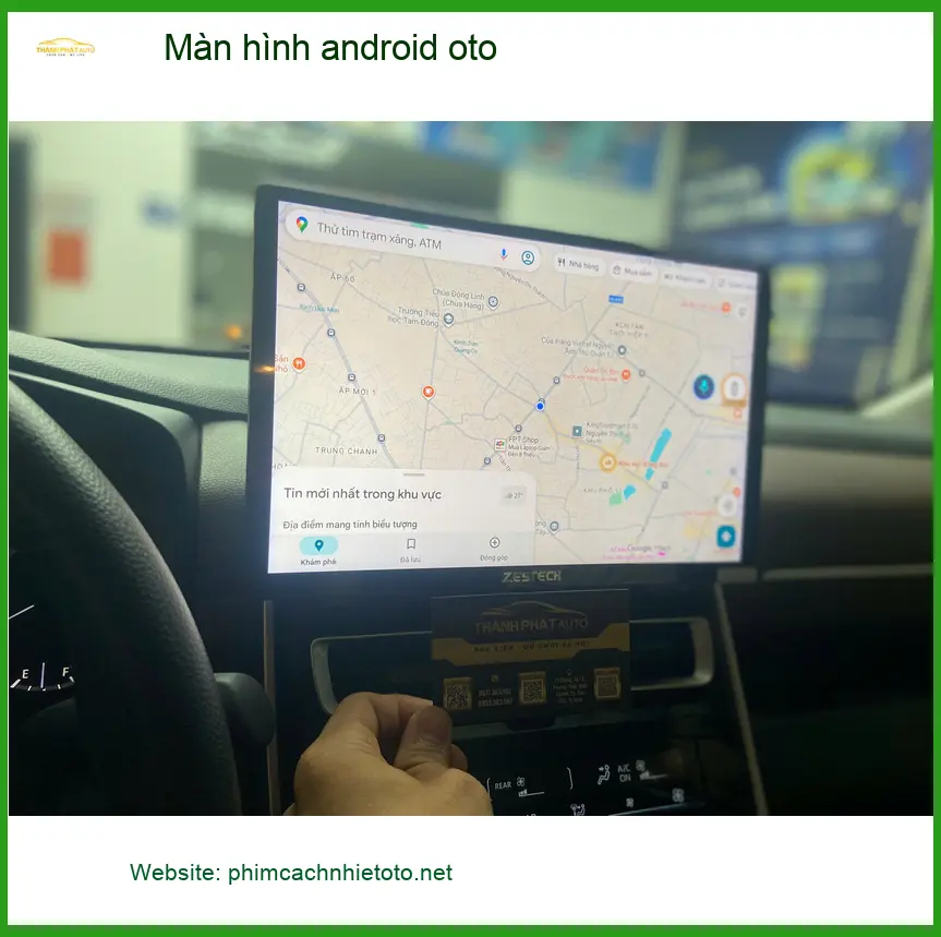 Anh Khải lắp màn hình Android cho Toyota Camry tại Quận 9 ảnh thực tế 3