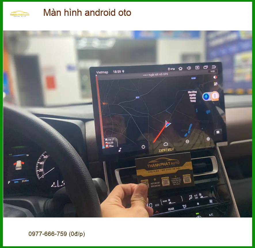 Chị Phương lắp màn hình android oto Suzuki Swift tại Quận 11 để nâng cấp tính năng giải trí