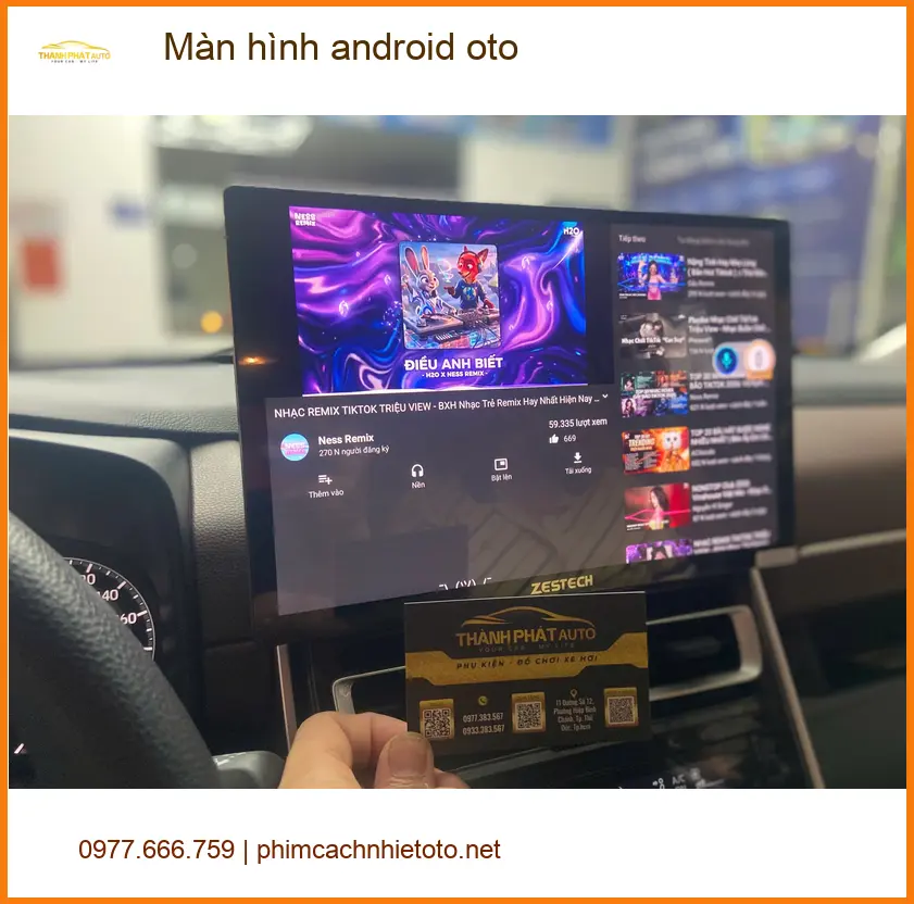 Chị Phương lắp màn hình android oto Suzuki Swift tại Quận 11 để nâng cấp tính năng giải trí ảnh thực tế 3