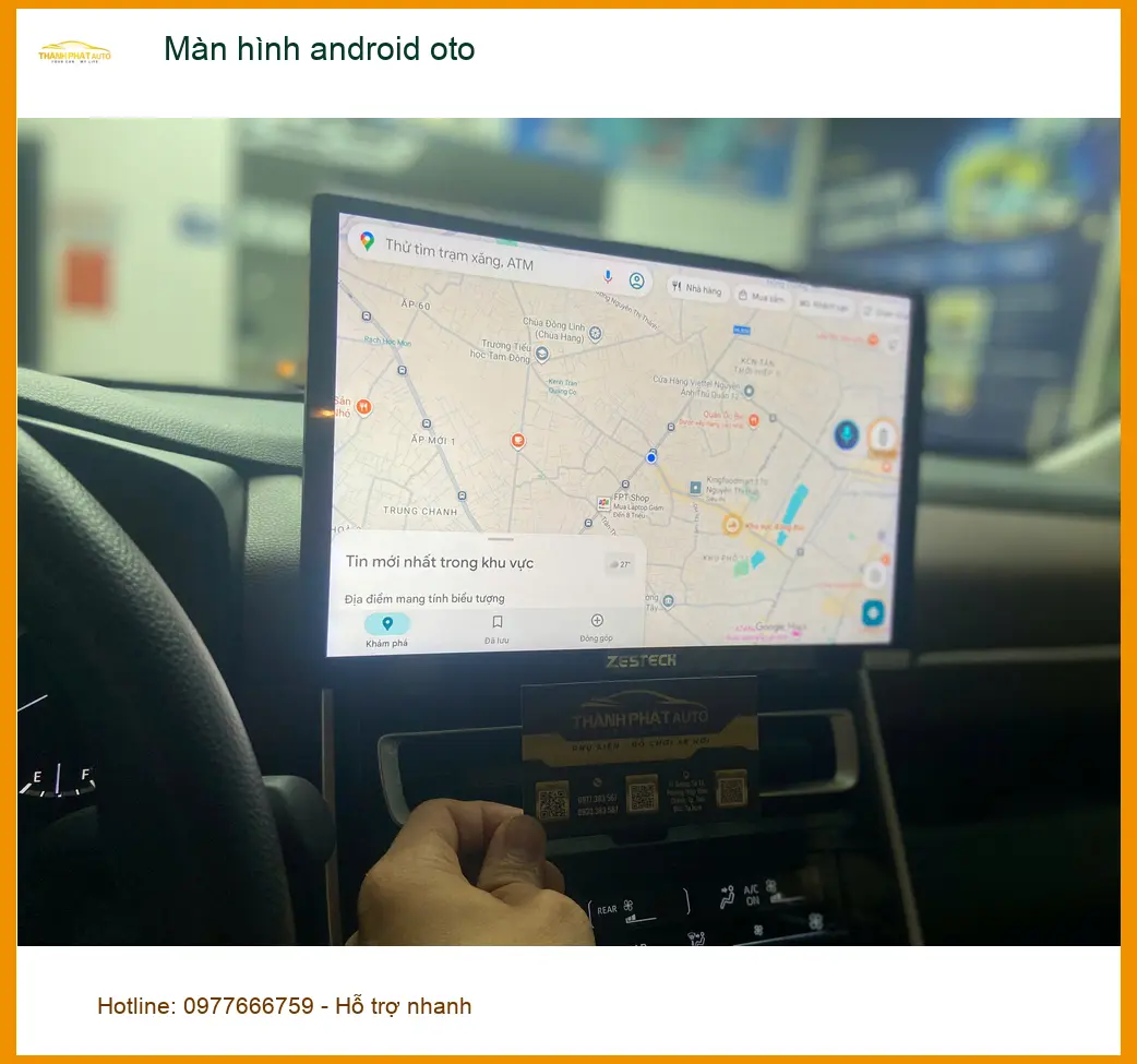 Chị Phương lắp màn hình android oto Suzuki Swift tại Quận 11 để nâng cấp tính năng giải trí ảnh thực tế 5