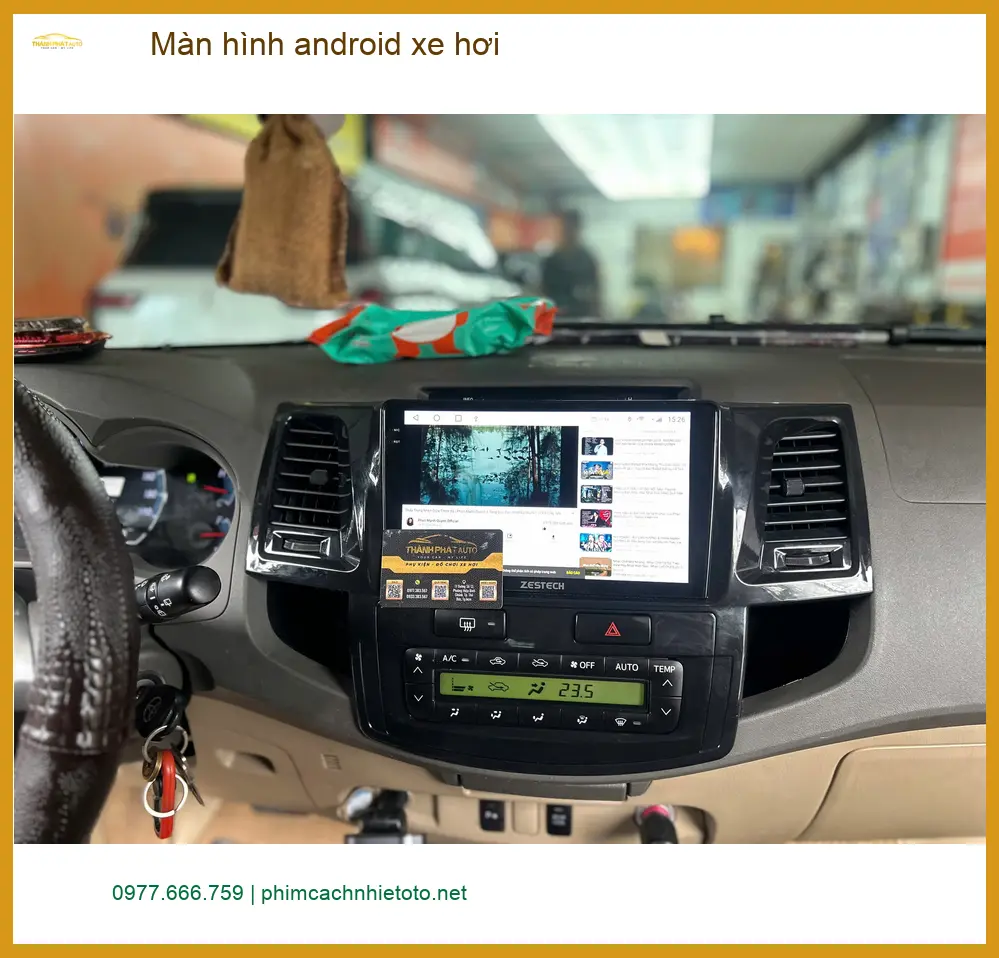 Anh Quang lắp màn hình Android Honda CRV tại Quận Bình Tân
