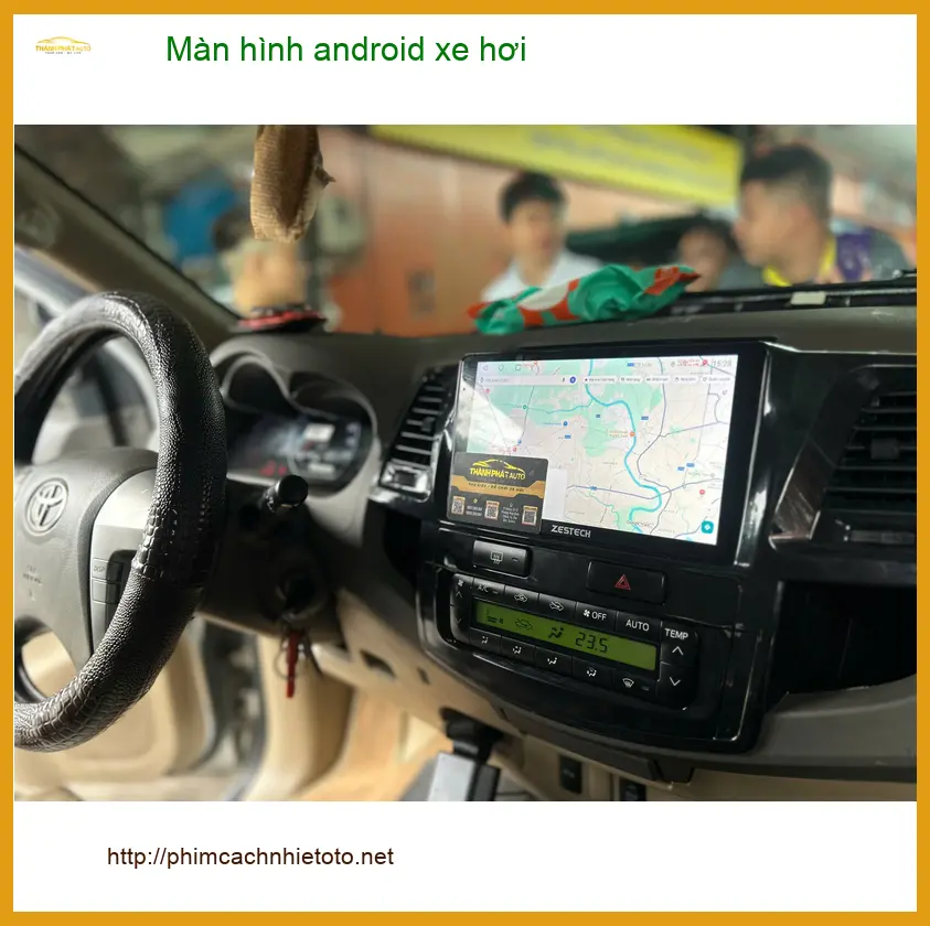 Anh Quang lắp màn hình Android Honda CRV tại Quận Bình Tân ảnh thực tế 2