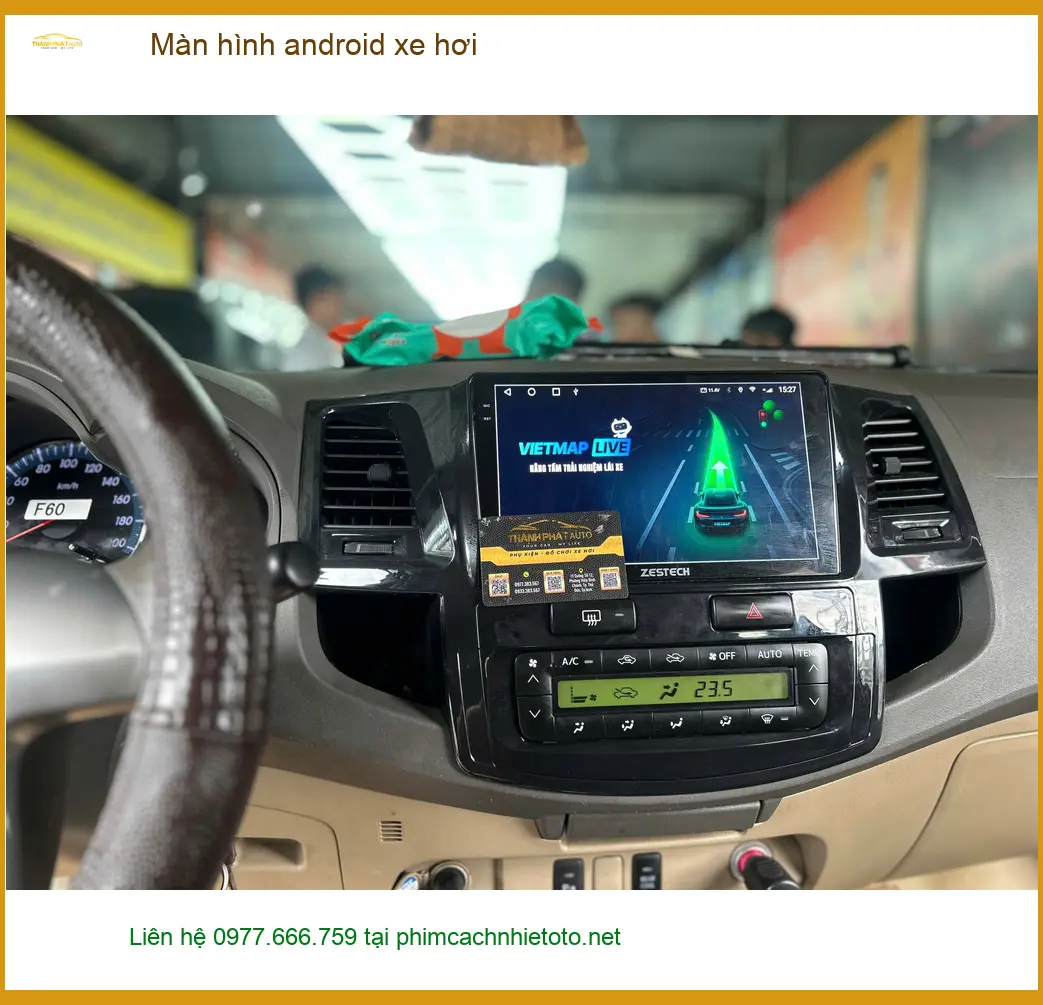 Anh Quang lắp màn hình Android Honda CRV tại Quận Bình Tân ảnh thực tế 3