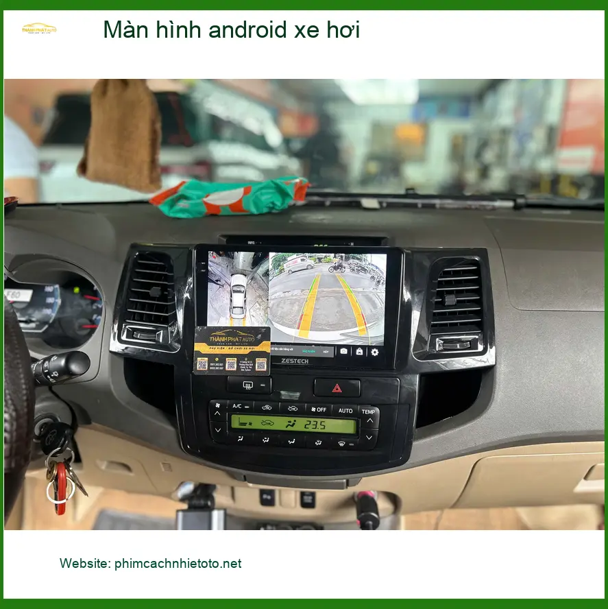 Anh Quang lắp màn hình Android Honda CRV tại Quận Bình Tân ảnh thực tế 4