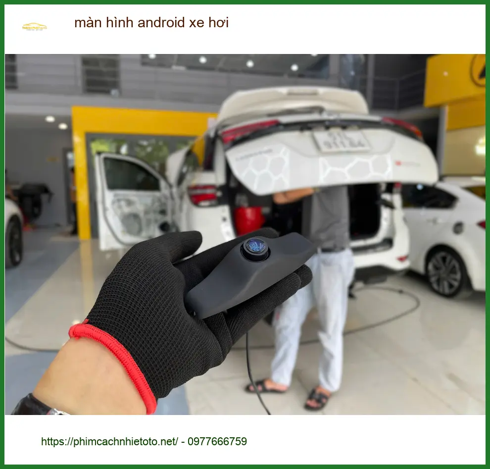 Chị Lan Anh nâng cấp màn hình Android xe hơi Hyundai Creta tại Bình Chánh ảnh thực tế 2