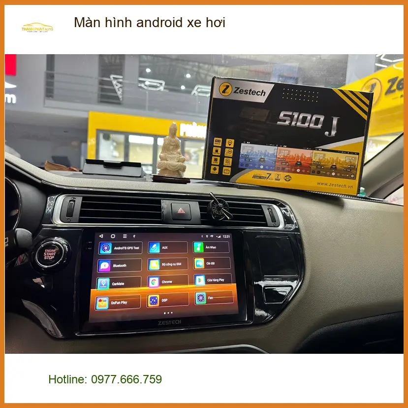 Anh Thanh lắp màn hình Android xe hơi cho Honda CRV tại Củ Chi