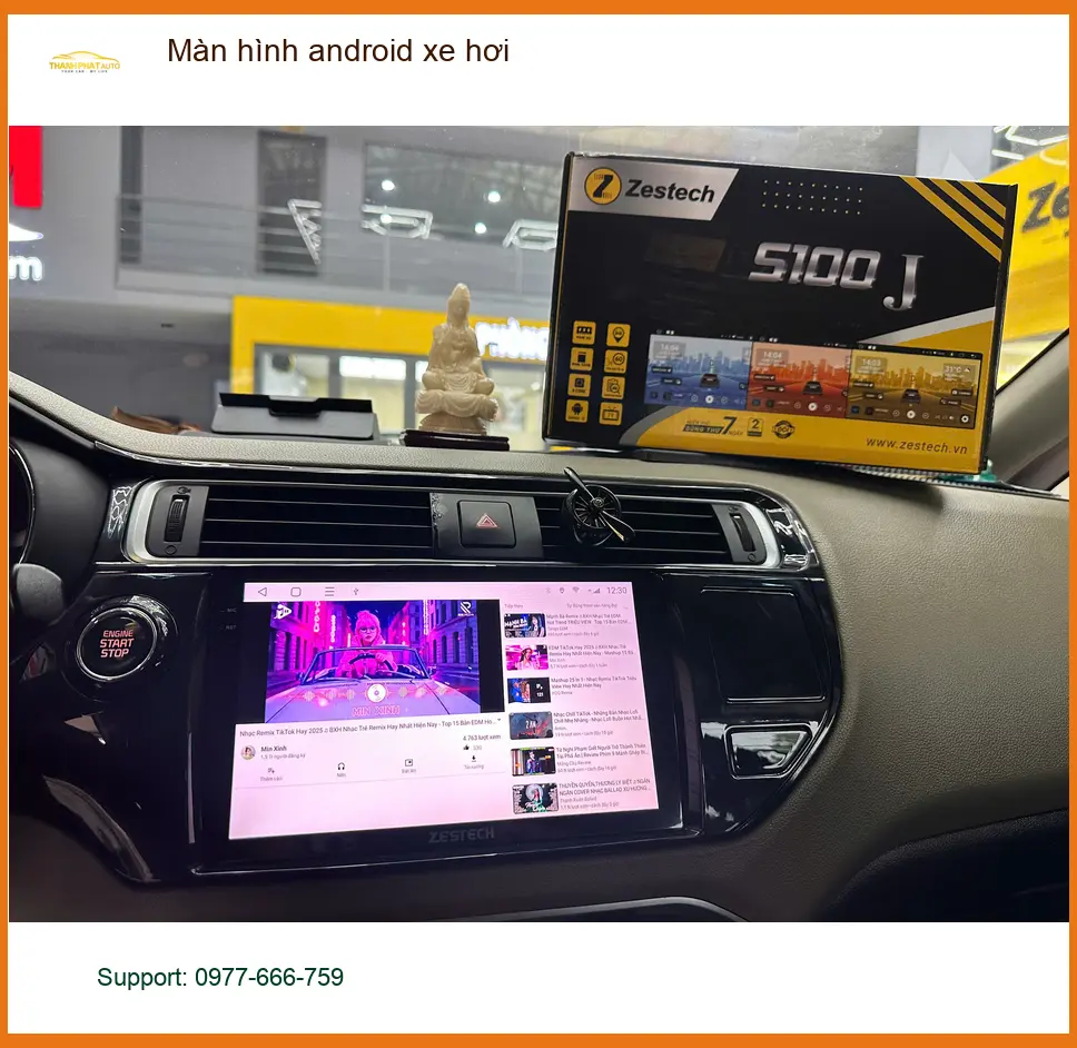Anh Thanh lắp màn hình Android xe hơi cho Honda CRV tại Củ Chi ảnh thực tế 2