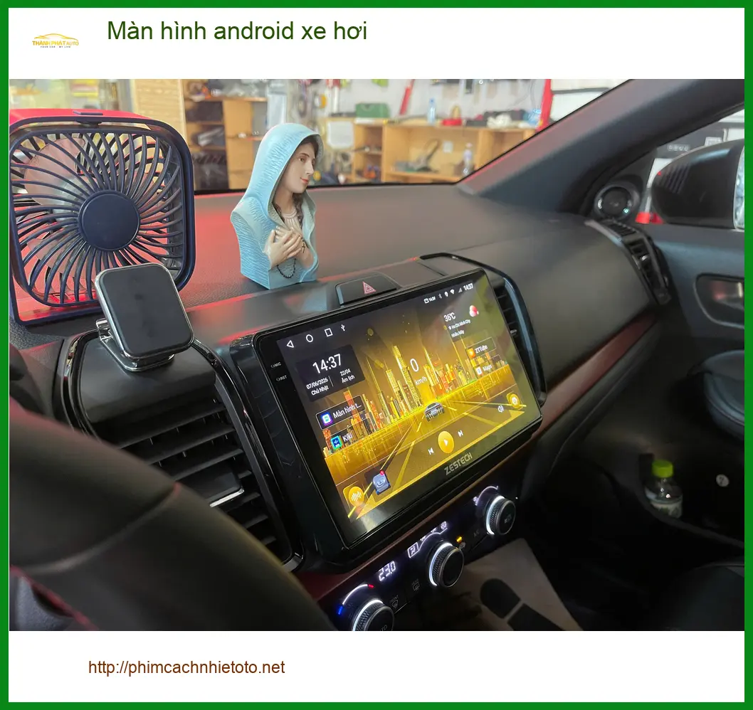 Lắp Màn hình Android xe hơi Quận 12 uy tín cho Honda CR-V của Chú Quang ảnh thực tế 2