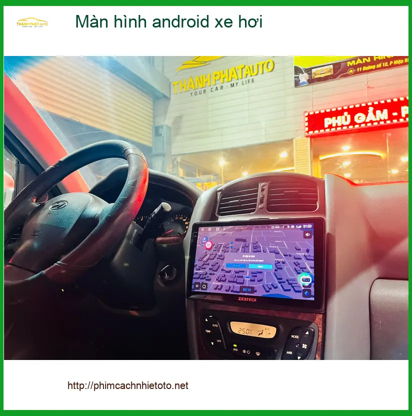 Chị Mai lắp màn hình Android cho Ford Everest ở Quận 9 tiện xem dẫn đường ảnh thực tế 5