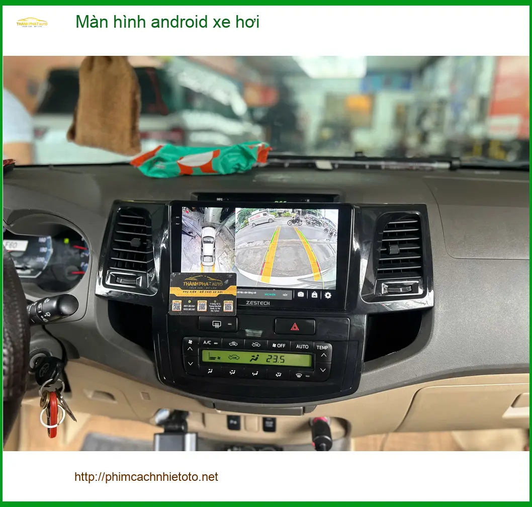 Anh Quý lắp Màn hình android xe hơi cho Honda CRV tại Quận 12 để tiện dẫn đường và giải trí