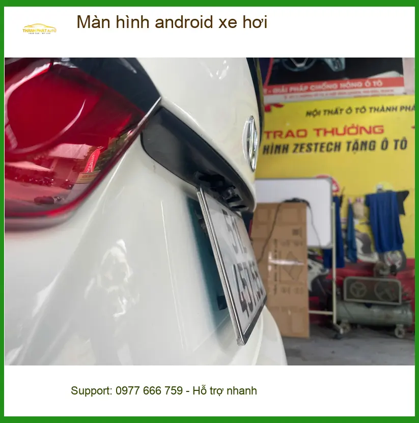 Anh Long lắp màn hình Android cho Hyundai Kona tại Quận 2 vì màn zin quá lag