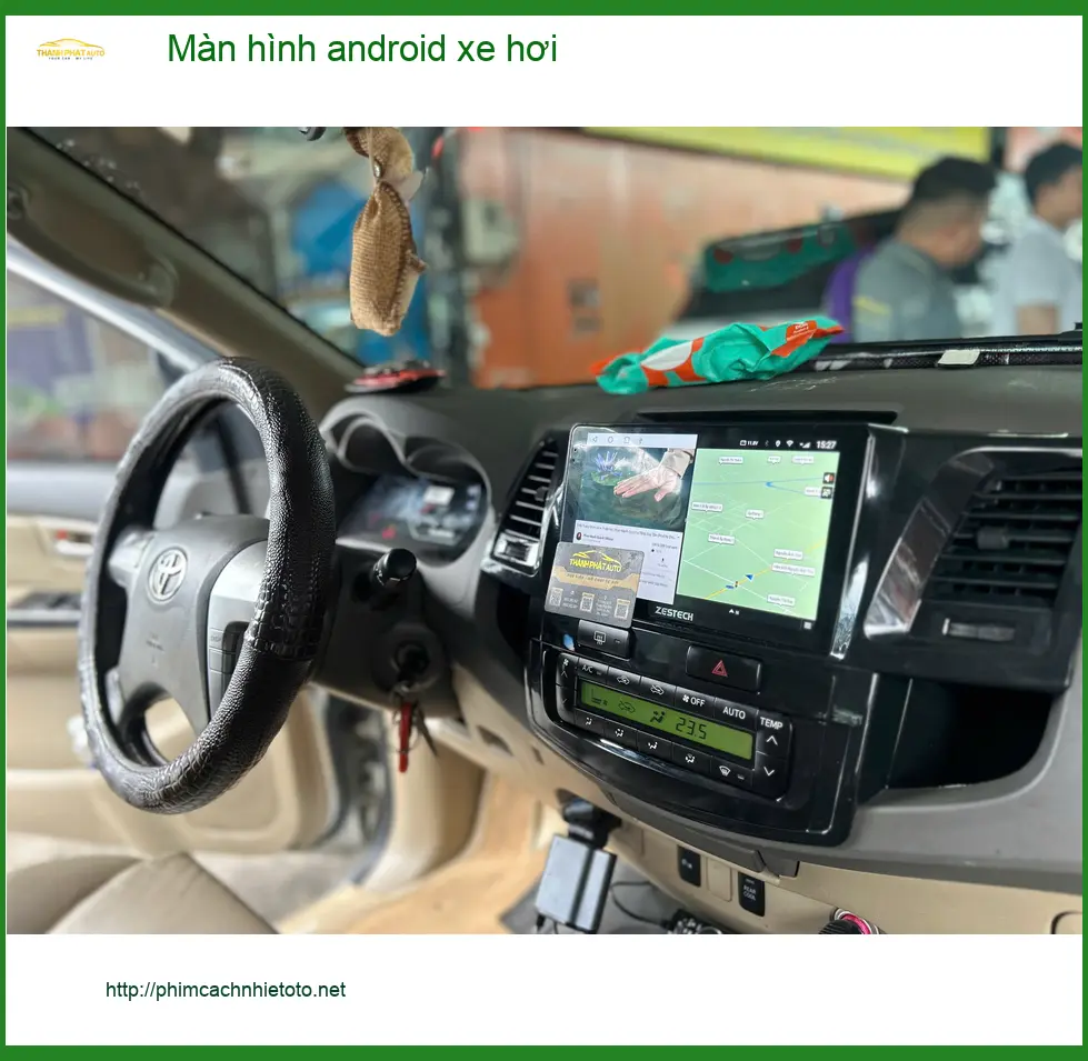 Anh Quý lắp Màn hình android xe hơi cho Honda CRV tại Quận 12 để tiện dẫn đường và giải trí ảnh thực tế 4