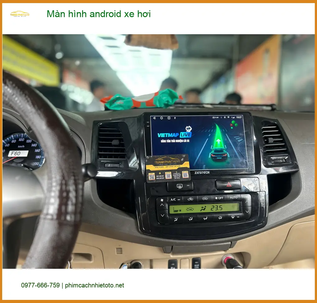 Anh Quý lắp Màn hình android xe hơi cho Honda CRV tại Quận 12 để tiện dẫn đường và giải trí ảnh thực tế 5