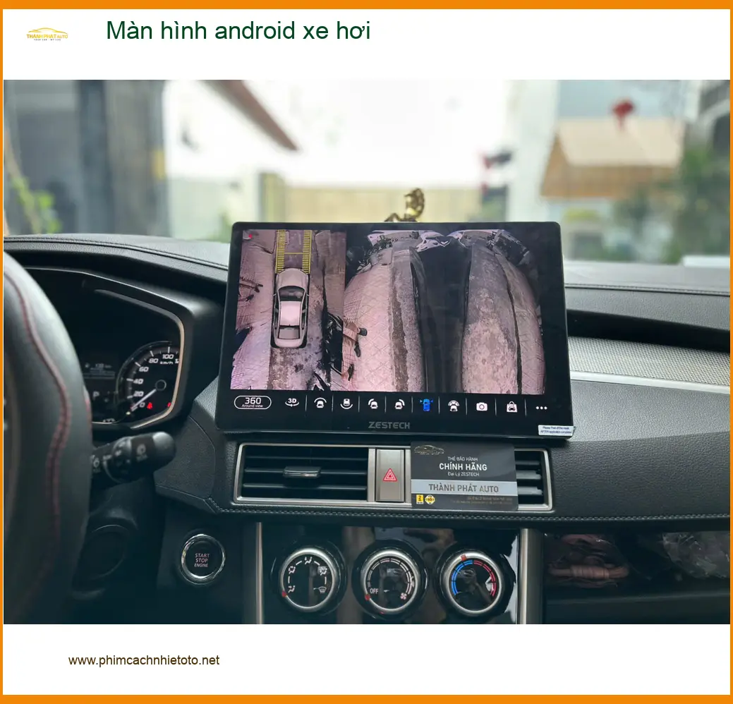 Anh Tùng lắp màn hình android xe hơi cho Suzuki XL7 tại Quận 9