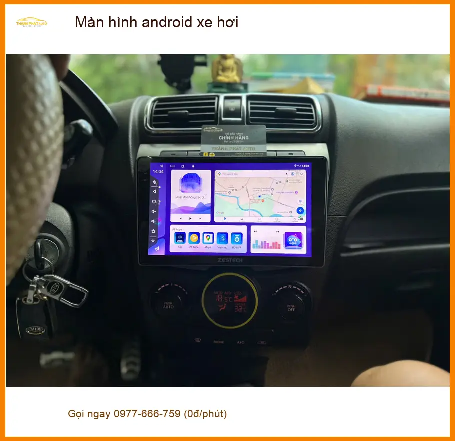 Anh Khang lắp màn hình android xe hơi cho Toyota Veloz Cross tại Cần Giờ.
