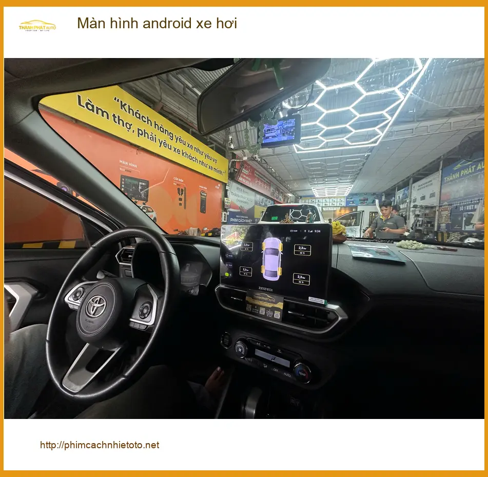 Anh Nam lắp màn hình Android xe hơi Toyota Vios Quận 2, cần đa nhiệm hơn ảnh thực tế 2