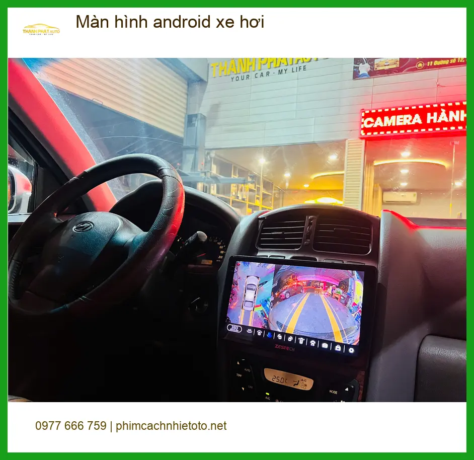 Anh Tú nâng cấp màn hình Android xe hơi Hyundai Accent ở Bình Chánh vì màn zin hạn chế tính năng
