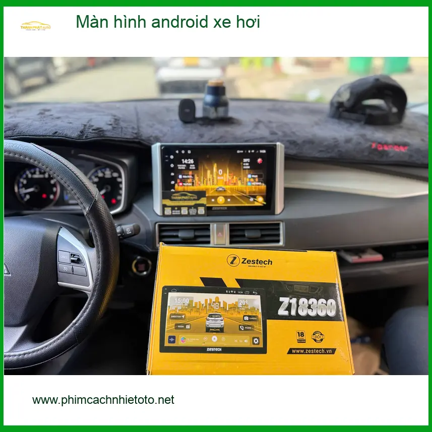 Chị Hằng nâng cấp màn hình Android xe hơi Santa Fe tại Quận 7 ảnh thực tế 3