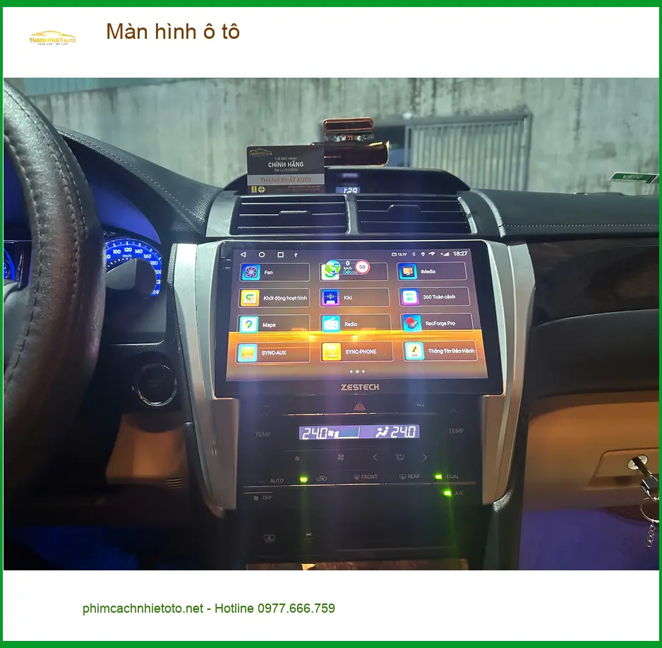 Anh Khang nâng cấp màn hình ô tô Hyundai Creta tại Hóc Môn để tiện dẫn đường và giải trí