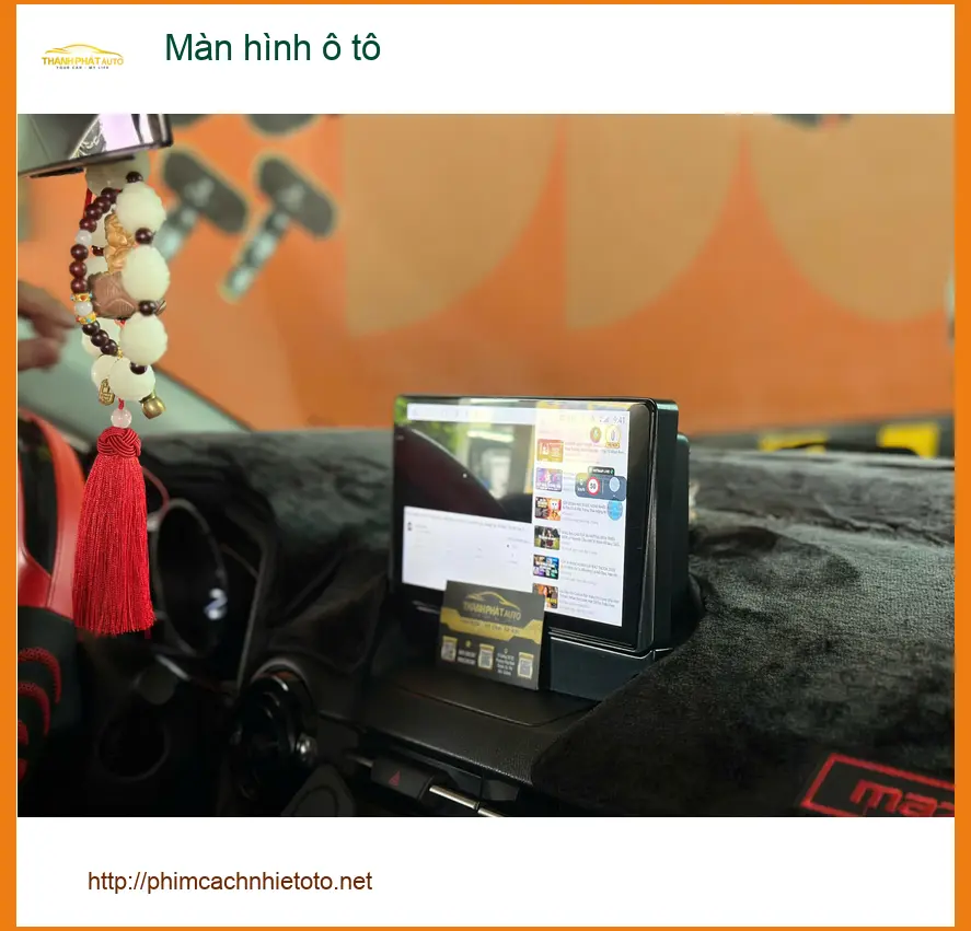 Chị Thanh nâng cấp màn hình ô tô Hyundai Accent uy tín tại Quận Tân Bình ảnh thực tế 2
