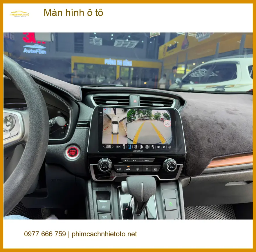 Anh Trung Nâng Cấp Màn Hình Ô Tô Cho Hyundai Santa Fe Tại Củ Chi Để Thêm Tiện Ích ảnh thực tế 4