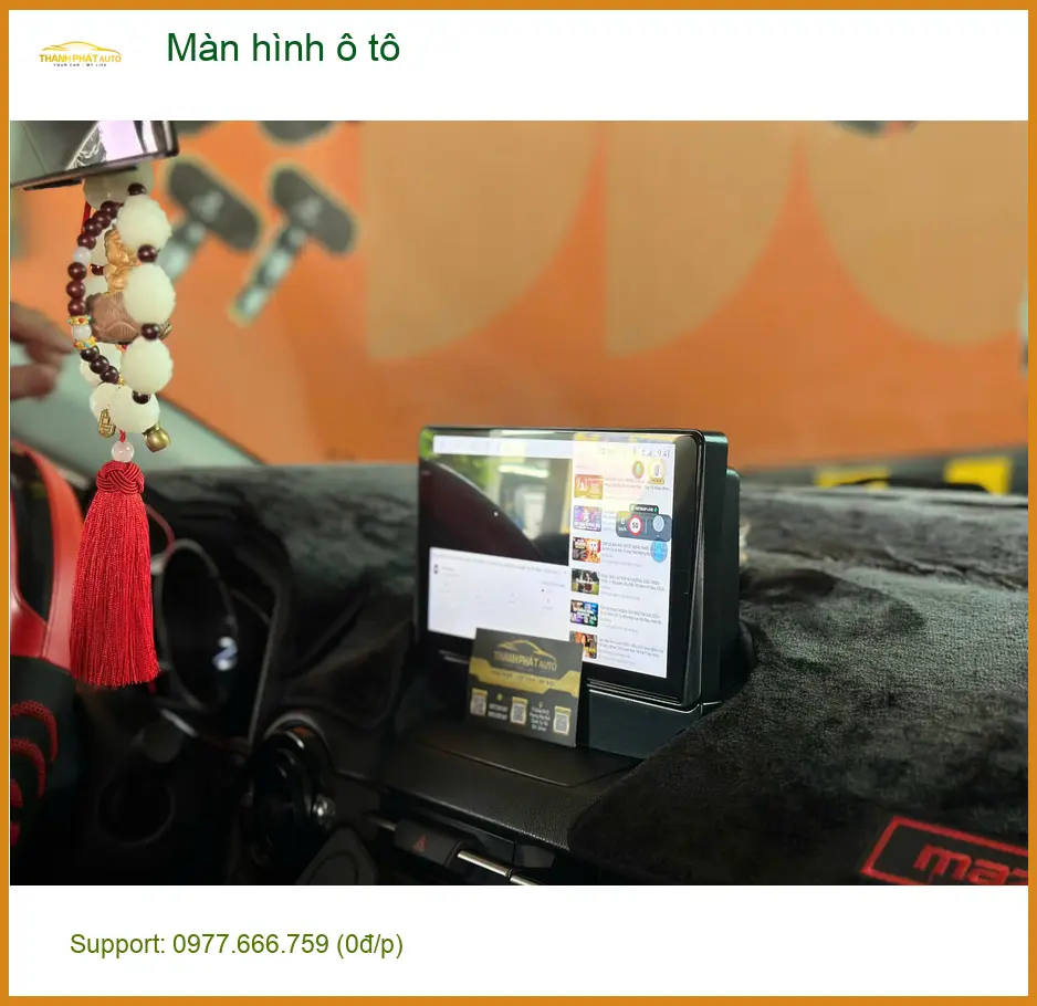 Anh Minh lắp màn hình ô tô Hyundai Accent ở Quận Hóc Môn tìm địa chỉ uy tín ảnh thực tế 2