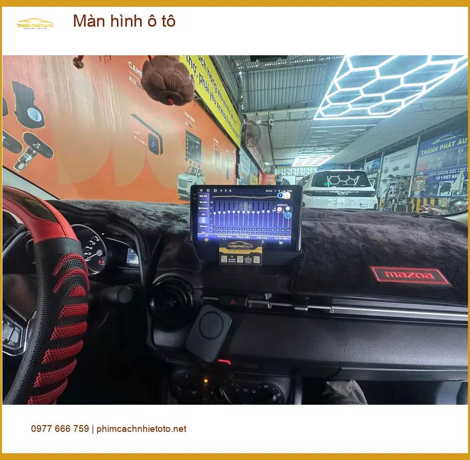 Anh Minh lắp màn hình ô tô Hyundai Accent ở Quận Hóc Môn tìm địa chỉ uy tín ảnh thực tế 3