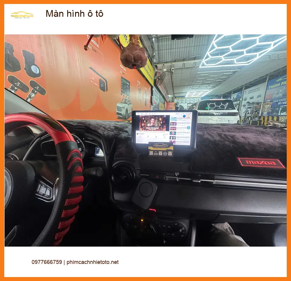 Anh Minh lắp màn hình ô tô Hyundai Accent ở Quận Hóc Môn tìm địa chỉ uy tín ảnh thực tế 5