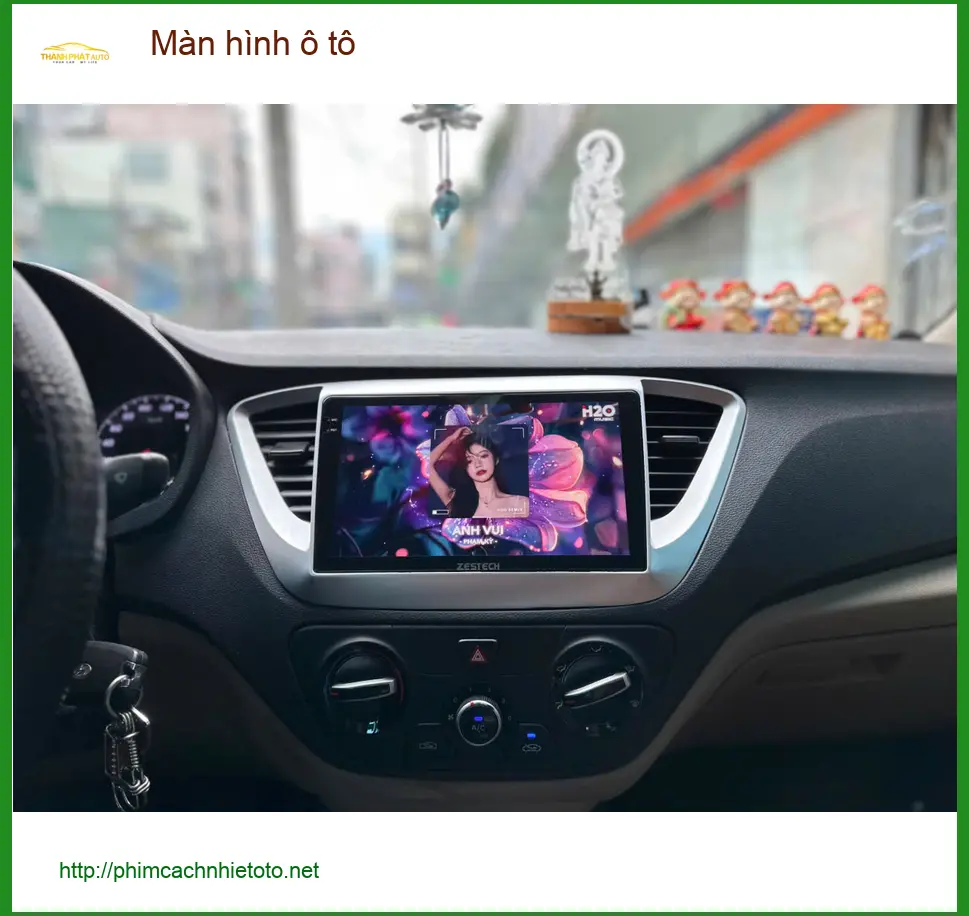 Anh Thịnh lắp màn hình ô tô Hyundai Santa Fe tại Quận 10 để nâng tầm trải nghiệm lái xe ảnh thực tế 2