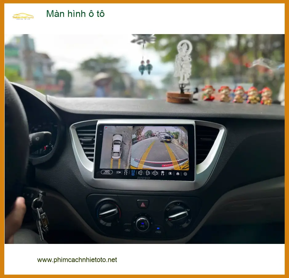 Anh Thịnh lắp màn hình ô tô Hyundai Santa Fe tại Quận 10 để nâng tầm trải nghiệm lái xe ảnh thực tế 5
