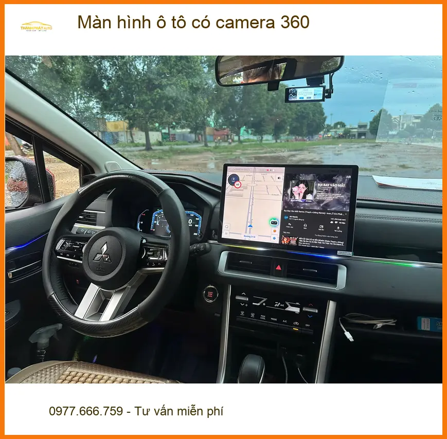 Chú Hùng lắp màn hình ô tô có camera 360 cho Mazda CX-5 Quận Tân Phú ảnh thực tế 3