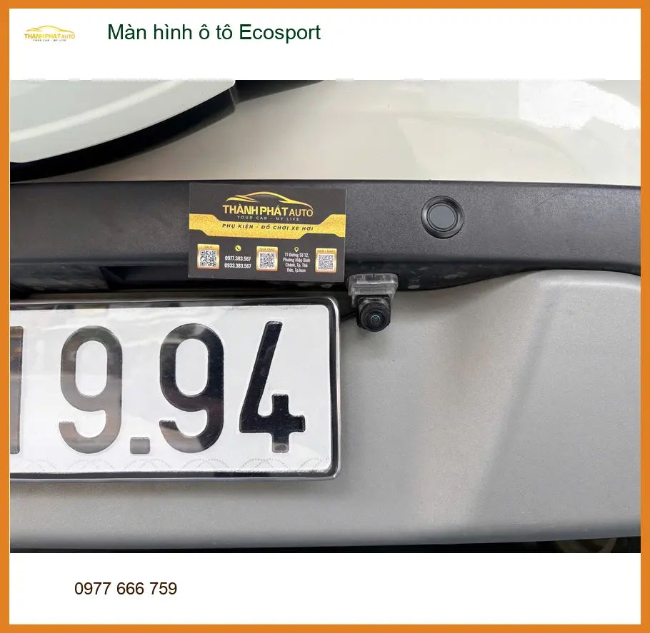 Anh Bình lắp màn hình ô tô Ecosport tại Quận 7 để giải trí trên xe ảnh thực tế 2