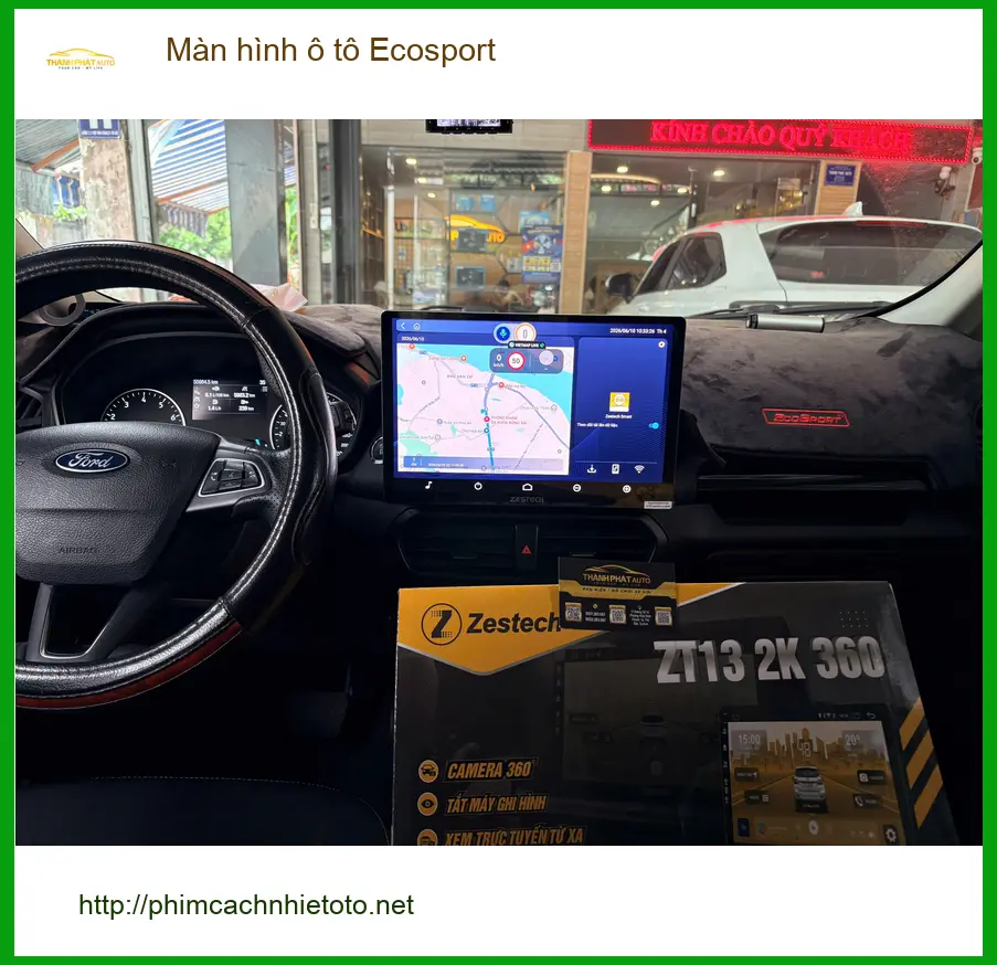 Anh Tấn lắp màn hình ô tô Ecosport tại Quận 6 để trải nghiệm giải trí tốt hơn