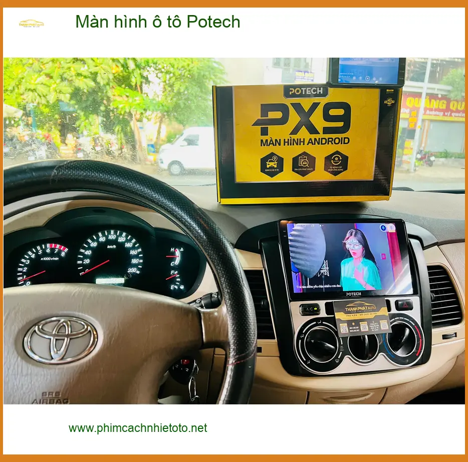 Anh Minh lắp Màn hình ô tô Potech cho Mazda CX-5 tại Quận Phú Nhuận vì màn hình zin kém tính năng ảnh thực tế 3