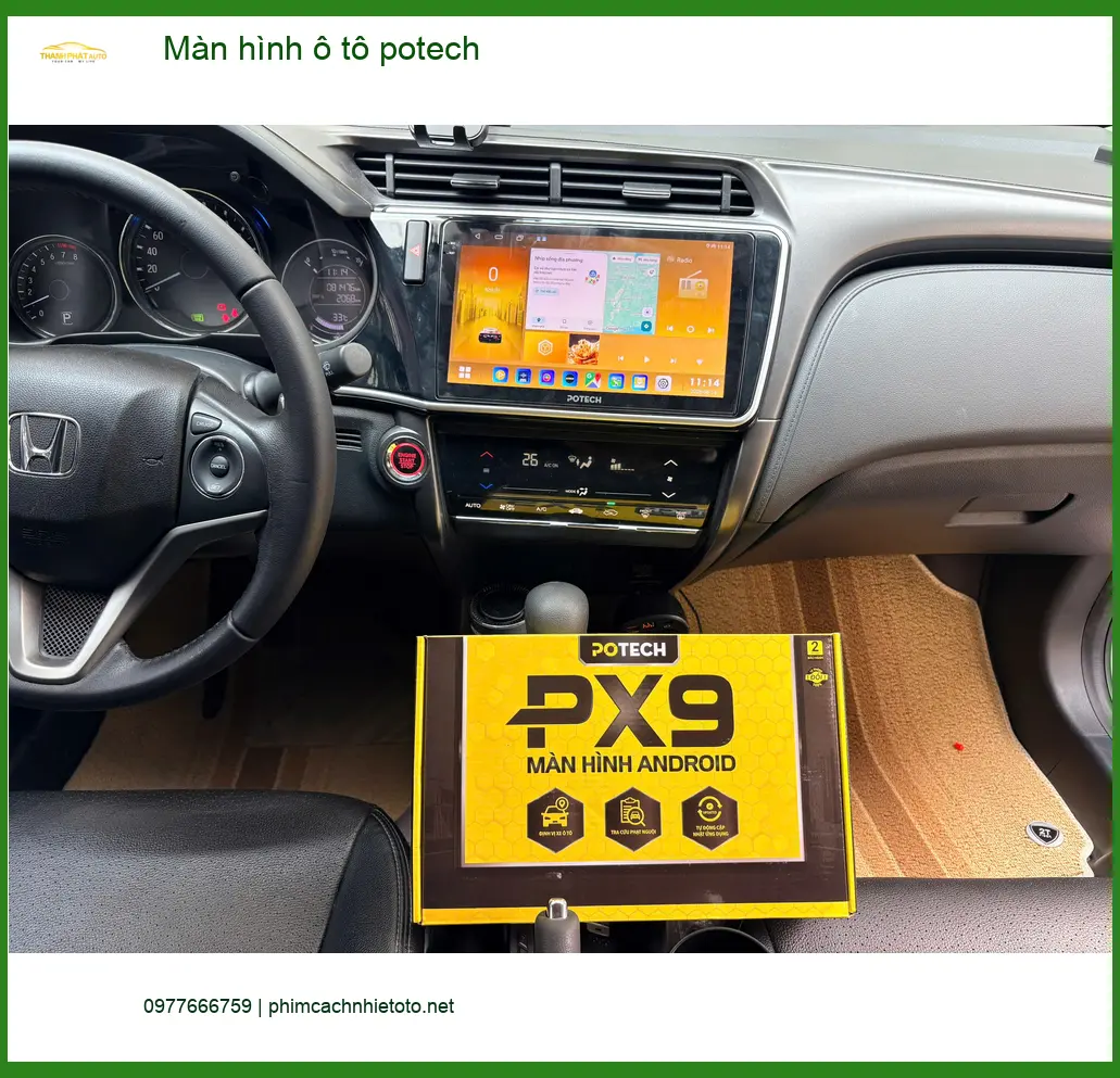 Anh Dũng lắp màn hình Potech cho Honda CR-V tại Quận 6: Nâng tầm giải trí ảnh thực tế 4