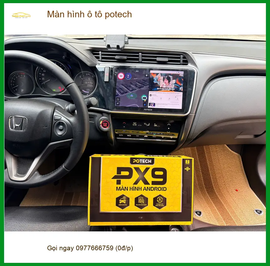 Chị Thùy thay màn hình ô tô Potech cho Mazda CX-5 tại Quận Thủ Đức ảnh thực tế 3