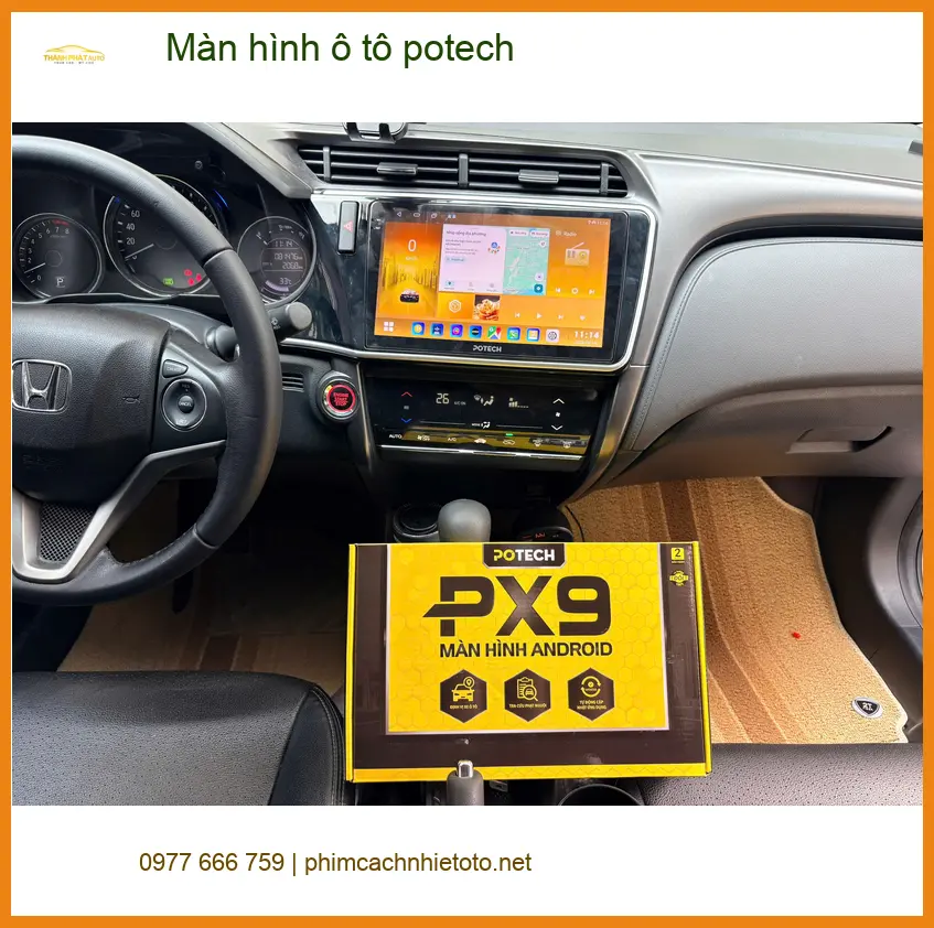 Cô Hà nâng cấp màn hình ô tô Potech Mitsubishi Xpander tại Quận 5. ảnh thực tế 3