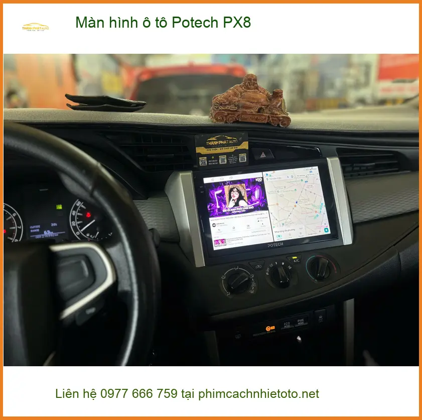 Địa chỉ lắp Màn hình ô tô Potech PX8 uy tín tại Quận 4 cho Anh Duy ảnh thực tế 3