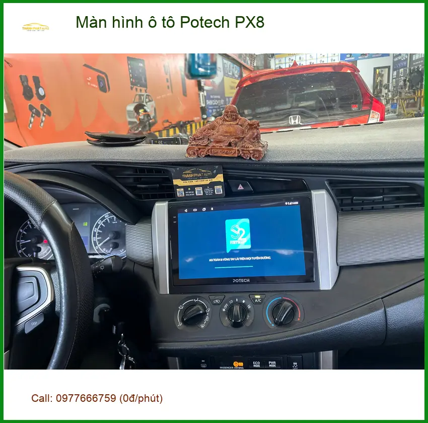 Địa chỉ lắp Màn hình ô tô Potech PX8 uy tín tại Quận 4 cho Anh Duy ảnh thực tế 4
