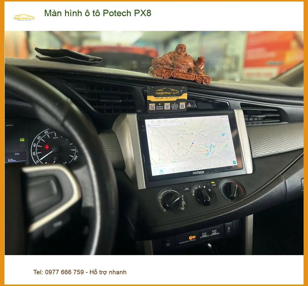Anh Bình lắp Màn hình ô tô Potech PX8 cho VF 5 tại Quận 7 để tiện đường ảnh thực tế 5