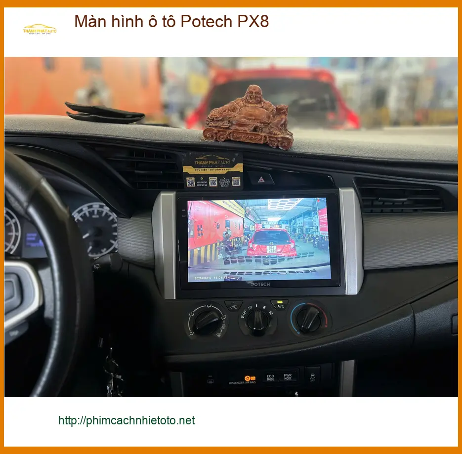 Anh Khang lắp Màn hình ô tô Potech PX8 cho Hyundai Accent tại Quận 2 cần nâng cấp giải trí.