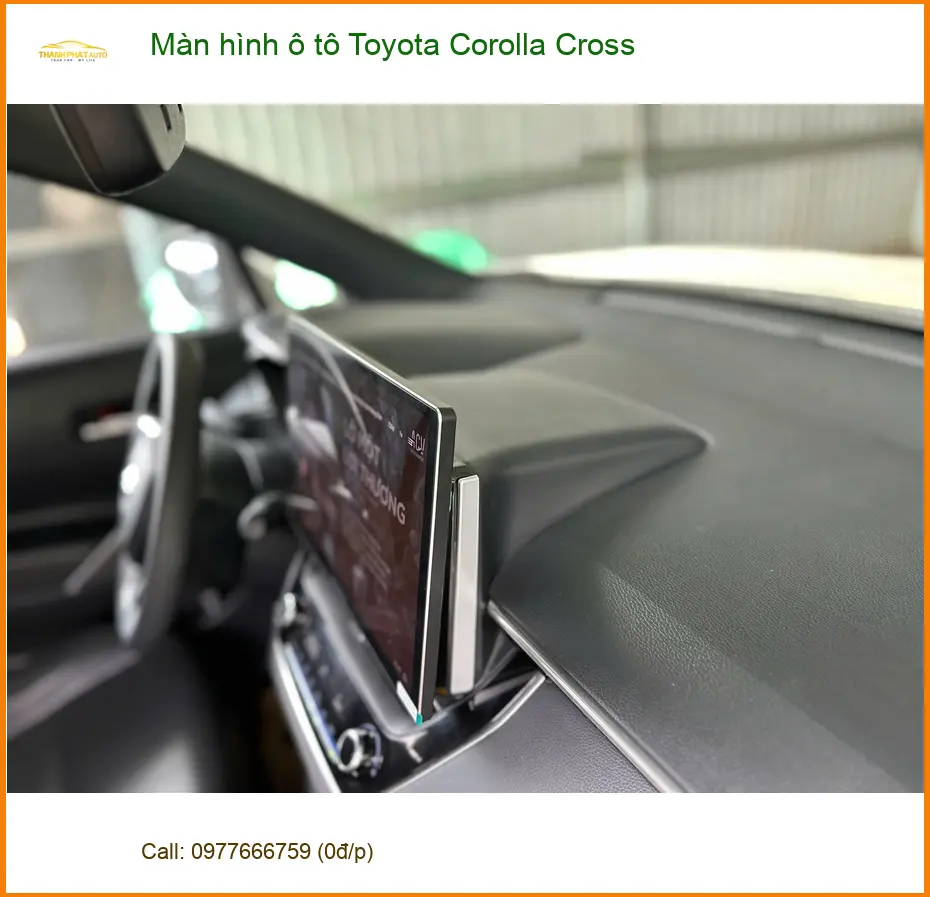 Anh Phi lắp màn hình Android Toyota Corolla Cross ở Quận Tân Bình