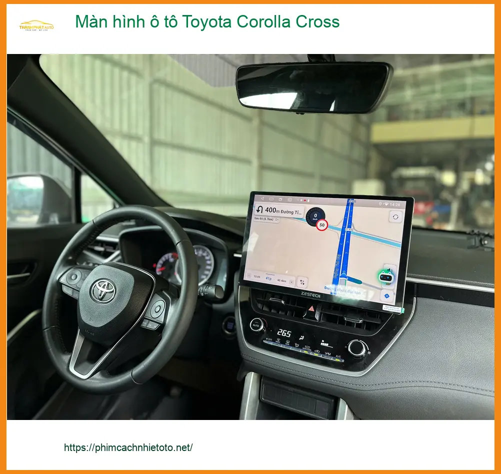 Anh Phi lắp màn hình Android Toyota Corolla Cross ở Quận Tân Bình ảnh thực tế 4