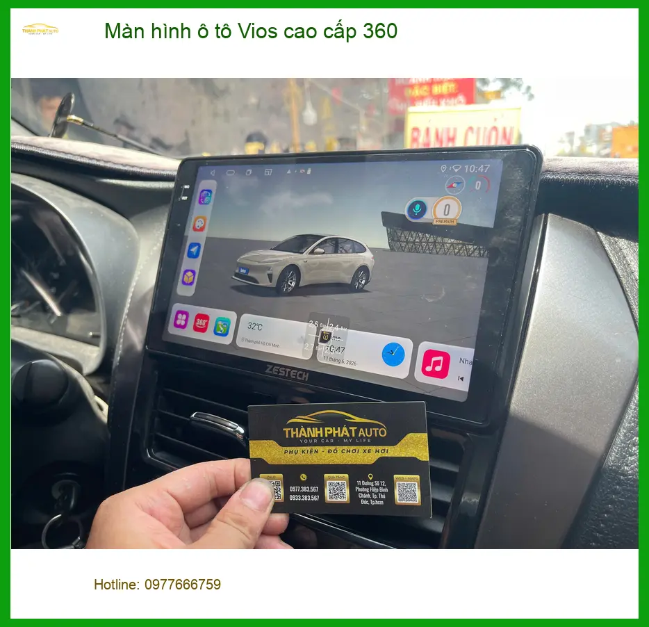 Anh Đăng lắp Màn hình ô tô Vios cao cấp 360 Quận Bình Tân