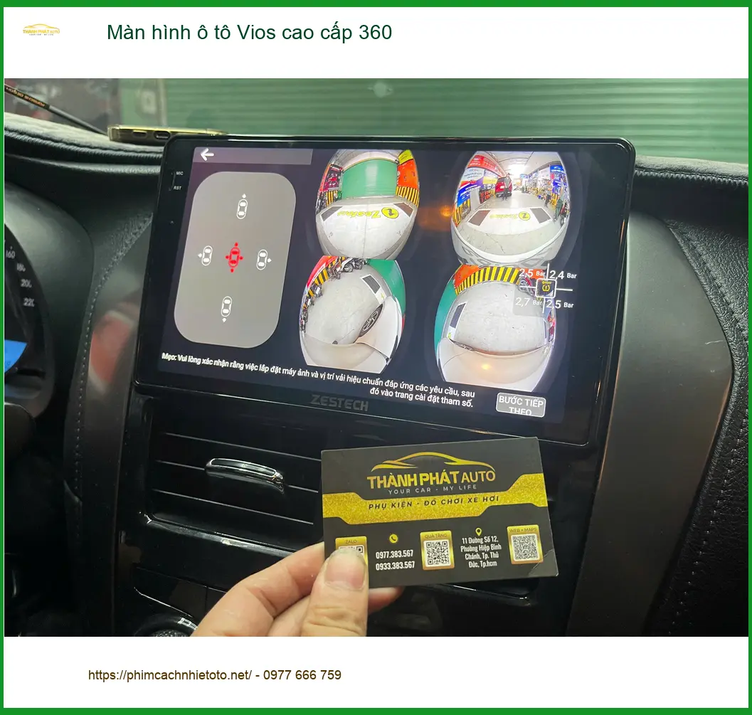 Anh Đăng lắp Màn hình ô tô Vios cao cấp 360 Quận Bình Tân ảnh thực tế 3