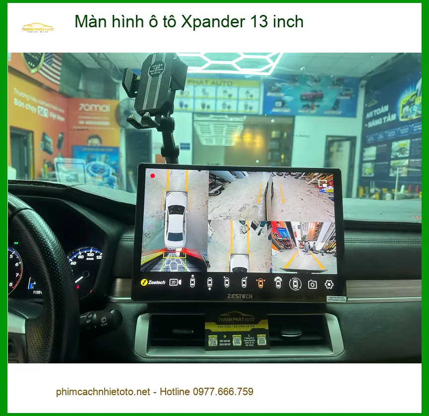 Anh Minh lắp Màn hình ô tô Xpander 13 inch tại Quận Gò Vấp ảnh thực tế 3