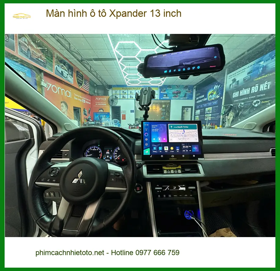 Chú Long lắp màn hình Android 13 inch cho Xpander tại Quận 4 chính hãng ảnh thực tế 3