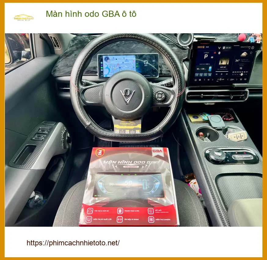 Chị Thảo nâng cấp màn hình ODO GBA ô tô Hyundai Kona tại Quận 2