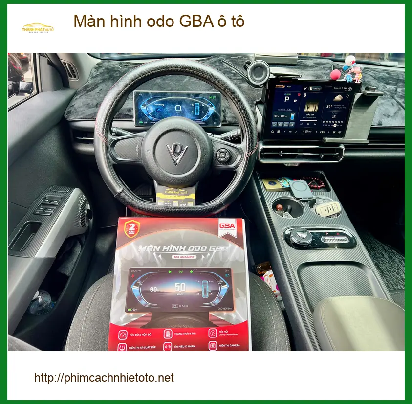 Chị Thảo nâng cấp màn hình ODO GBA ô tô Hyundai Kona tại Quận 2 ảnh thực tế 2