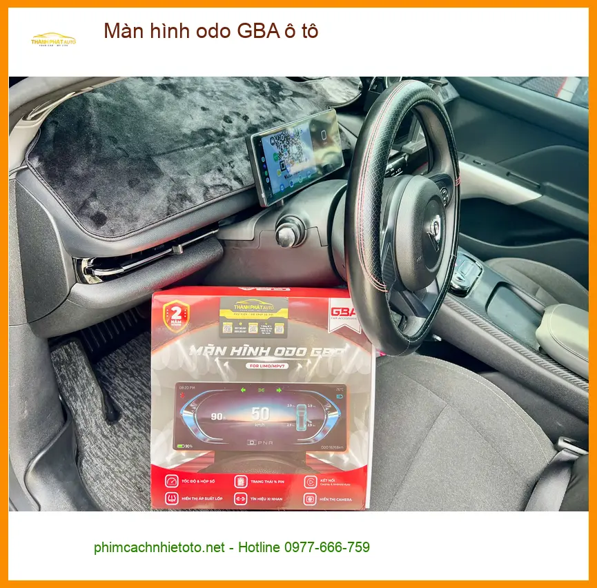 Chị Thảo nâng cấp màn hình ODO GBA ô tô Hyundai Kona tại Quận 2 ảnh thực tế 3